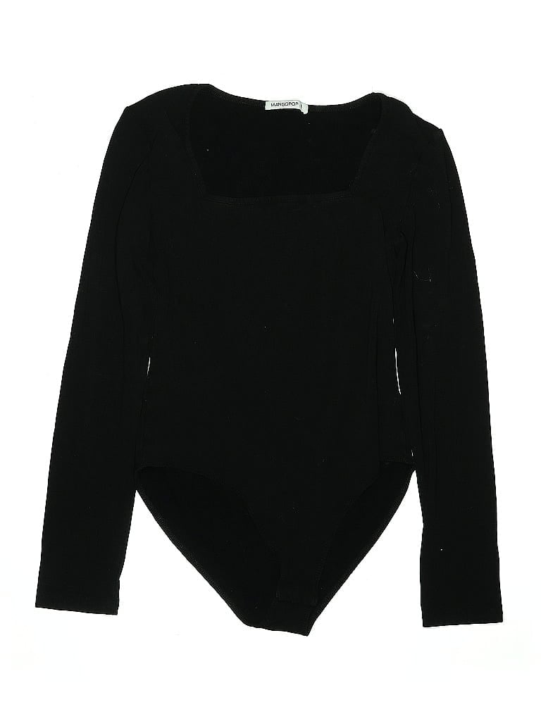 Pre-owned Mangopop Collection Bodysuit In Black