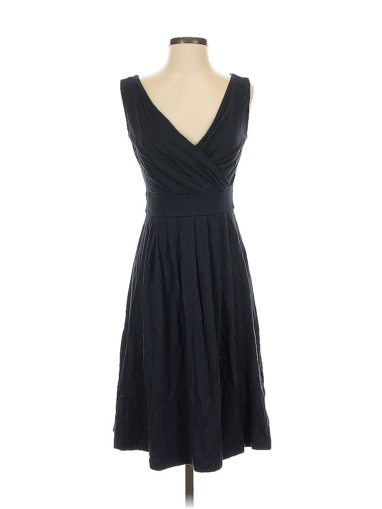 Pre-owned Lands' End Cocktail Dress In Black