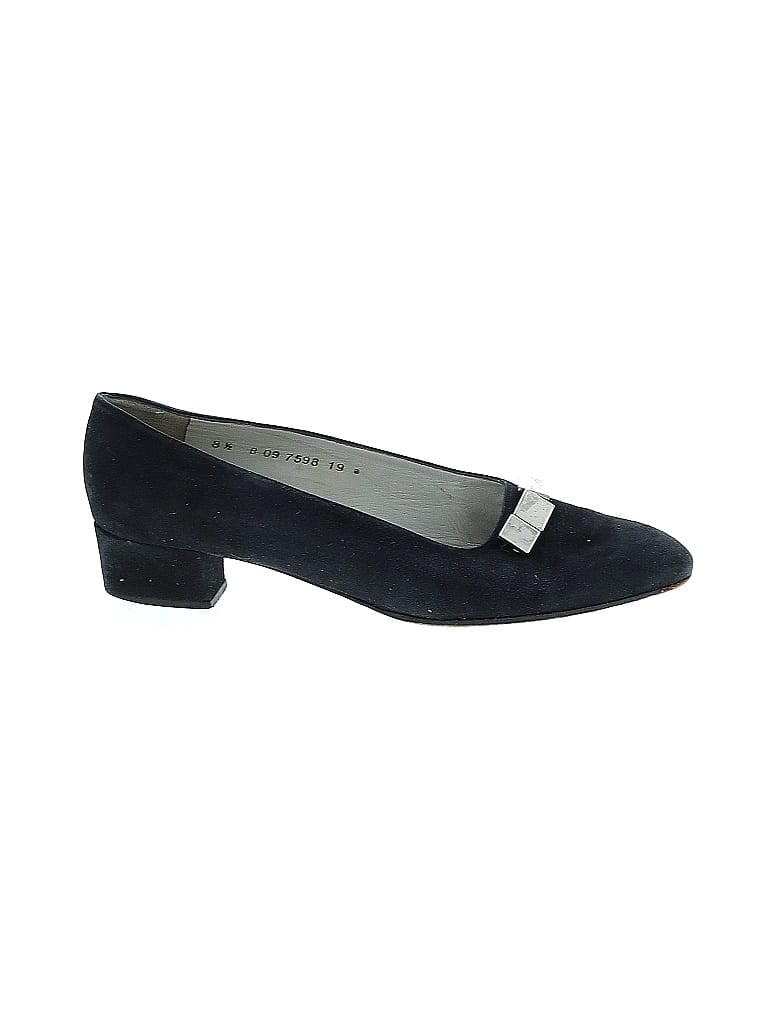 Pre-owned Robert Clergerie Flats In Black