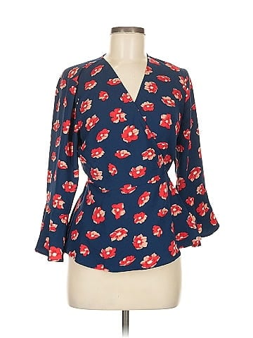 Scoop 3/4 Sleeve Blouse (view 1)