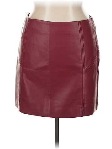 Bagatelle Faux Leather Skirt (view 1)