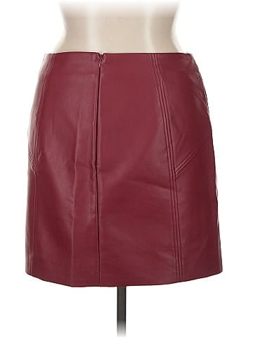 Bagatelle Faux Leather Skirt (view 2)