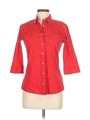 Faconnable 3/4 Sleeve Button-Down Shirt (view 1)