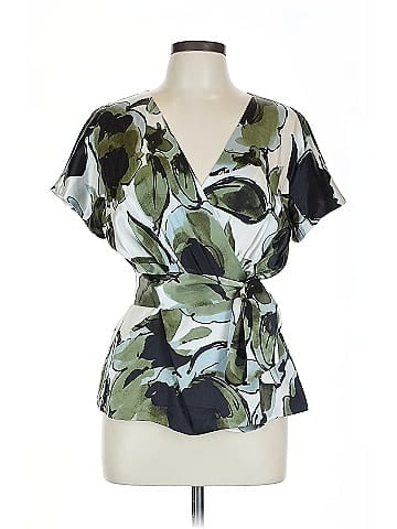 Max Mara Short Sleeve Silk Top (view 1)