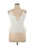 J for Justify White Sleeveless Blouse Size XL - photo 1