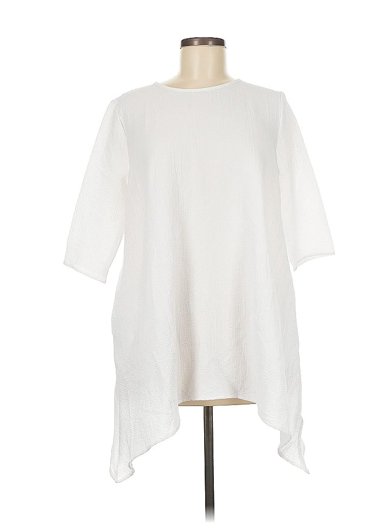 Pre-owned Emery Rose 3/4 Sleeve T-shirt In White