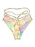 Valentine Metallic Gold Swimsuit Bottoms Size S - photo 1