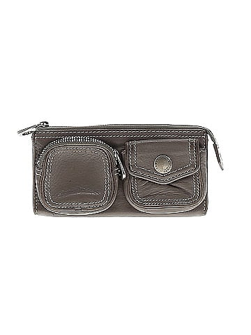 Marc by Marc Jacobs 100% Leather Gray Leather Wallet One size
