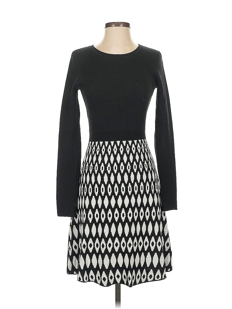 Pre-owned Cynthia Rowley Tjx Casual Dress In Black