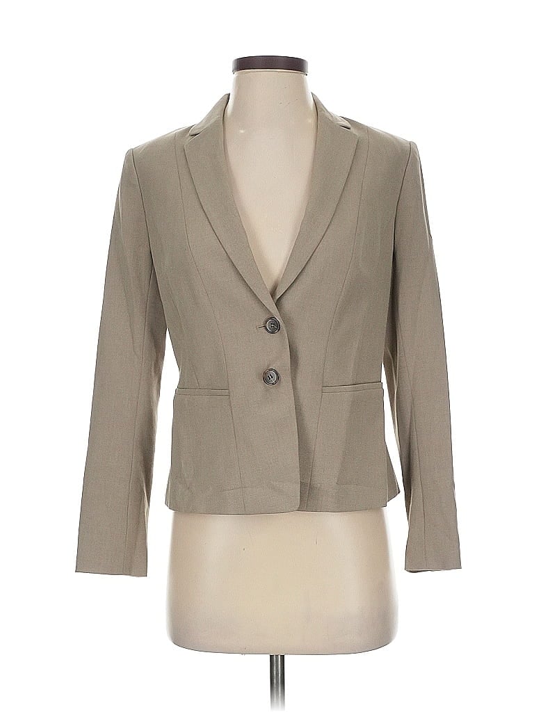 Pre-owned Ann Taylor Blazer Jacket In Brown