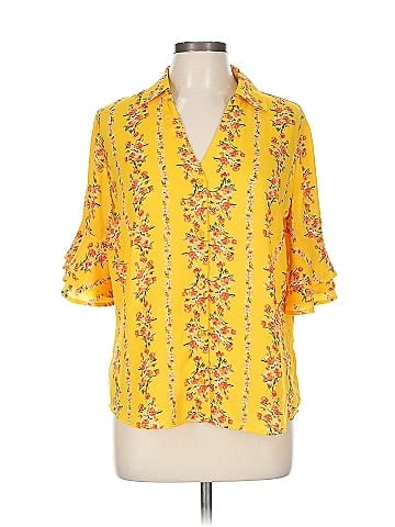 Soho JEANS NEW YORK & COMPANY 3/4 Sleeve Blouse (view 1)