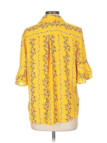 Soho JEANS NEW YORK & COMPANY 3/4 Sleeve Blouse (view 2)