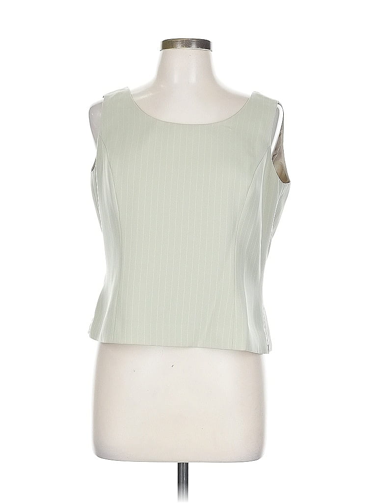 Click to view more detailed imagery on our partner's website Pre-owned Tahari By Asl Sleeveless Blouse In Green