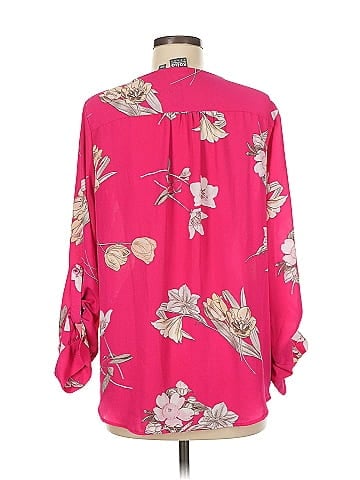 Soho JEANS NEW YORK & COMPANY 3/4 Sleeve Blouse (view 2)