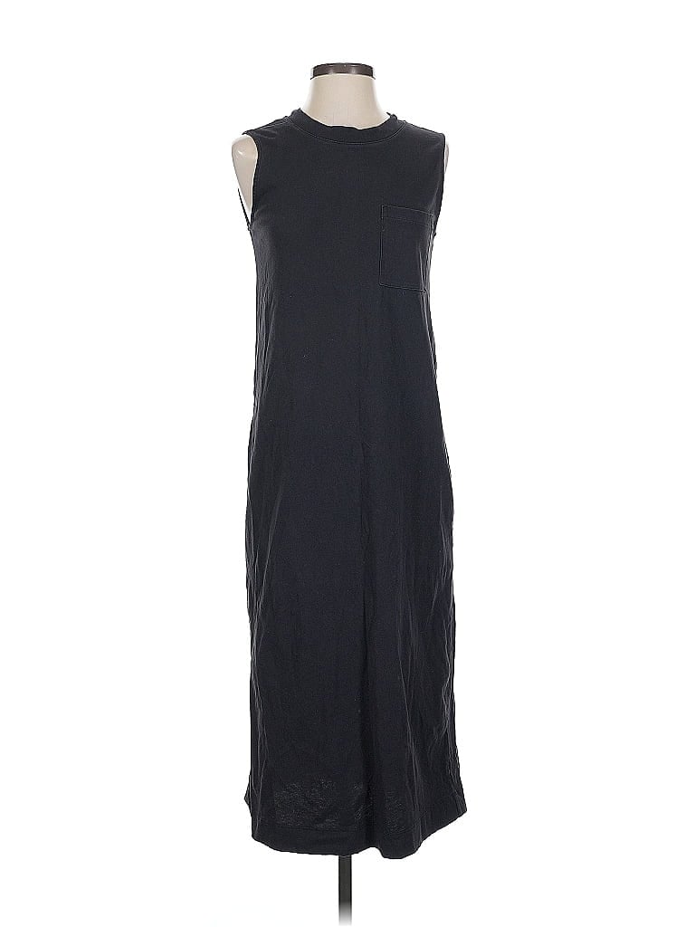 Everlane 100% Cotton Solid Black Casual Dress Size S - photo 1