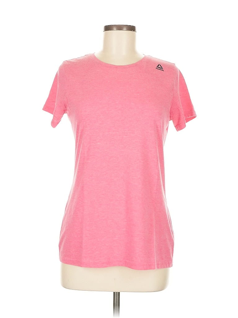 Pre-owned Reebok Active T-shirt In Pink