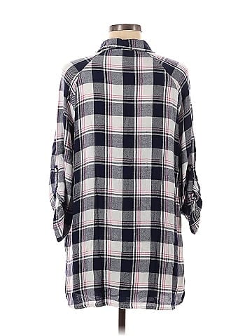 Attention 3/4 Sleeve Button-Down Shirt (view 2)