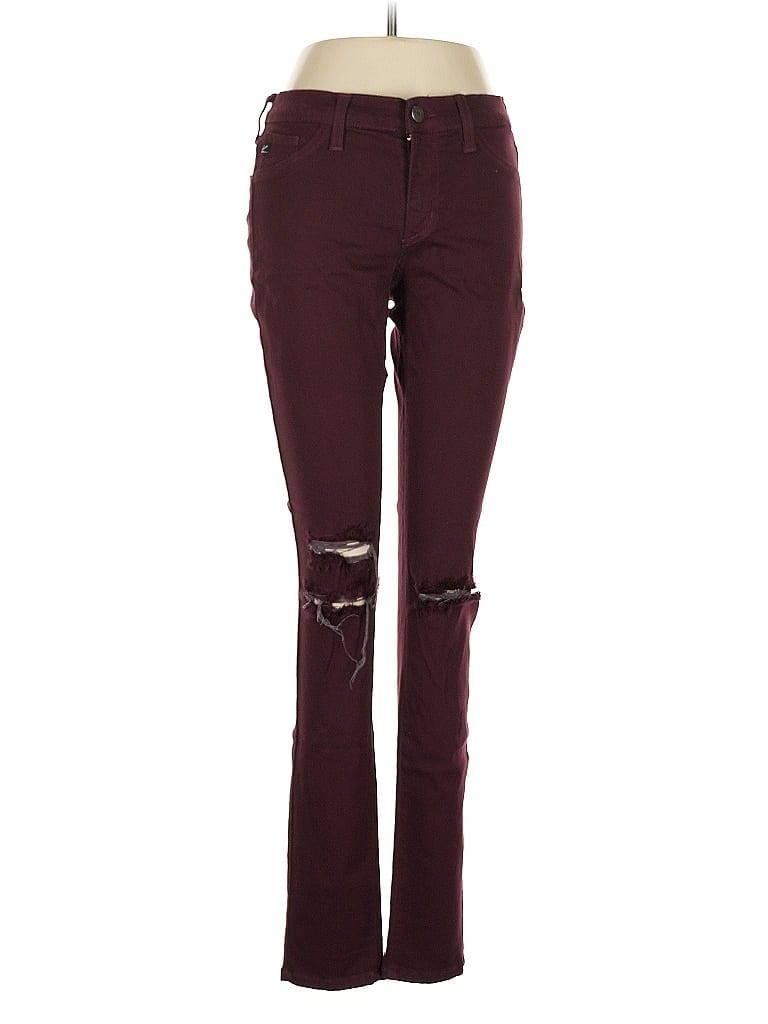 Pre-owned Kancan Jeans Jeans In Burgundy
