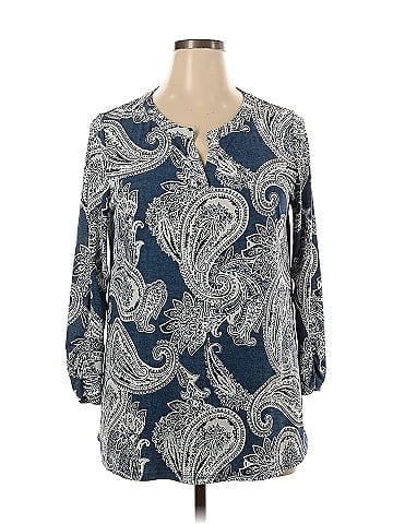 New Directions 3/4 Sleeve Blouse (view 1)