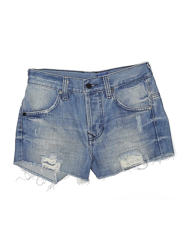 Pre-owned John John Denim Denim Shorts In Blue