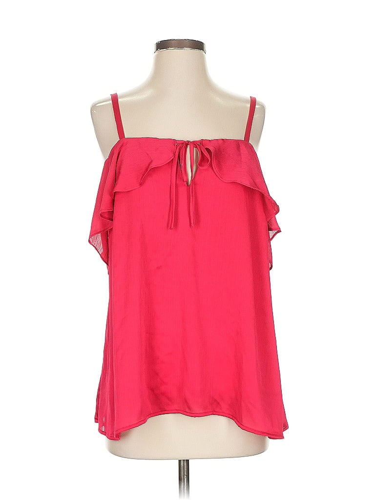 Pre-owned Torrid Short Sleeve Blouse In Red