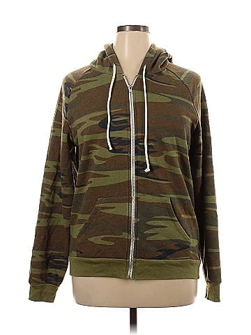 ALTERNATIVE Zip Up Hoodie (view 1)