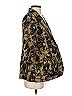 Coldwater Creek 100% Polyester Print Gold Blazer Size P - photo 4