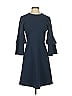 Tibi 100% Polyester Solid Blue Casual Dress Size 2 - photo 1