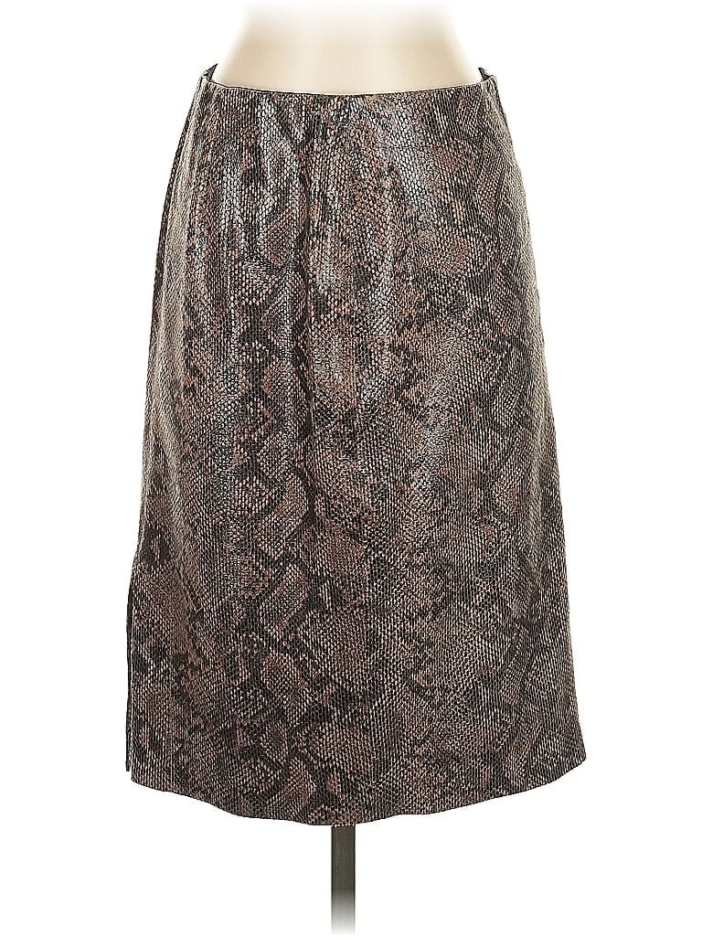 Pre-owned Blanknyc Blank Nyc Formal Skirt In Brown
