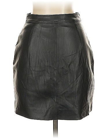 Hollister Faux Leather Skirt (view 2)