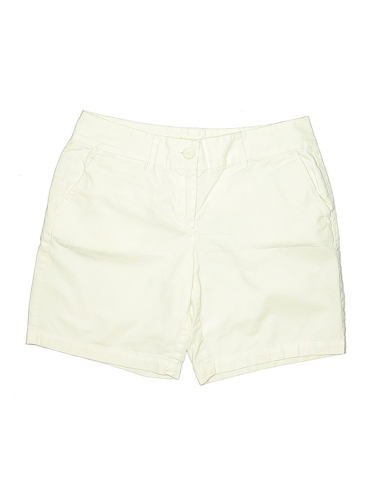 Pre-owned Ann Taylor Loft Khaki Shorts In White