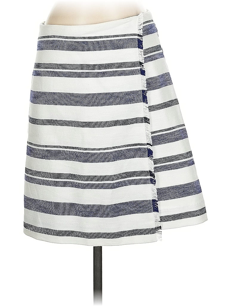 Pre-owned Ann Taylor Loft Casual Skirt In White