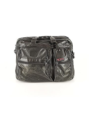 Tumi Leather Messenger (view 1)