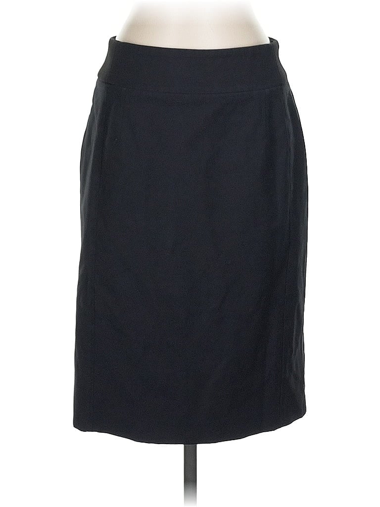 Pre-owned White House Black Market Formal Skirt In Black