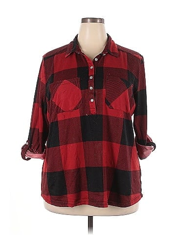 New York Laundry 3/4 Sleeve Blouse (view 1)