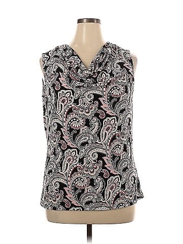 Black Label by Evan Picone Sleeveless Blouse (view 1)