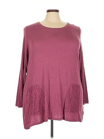 LOGO by Lori Goldstein Long Sleeve Top (view 1)