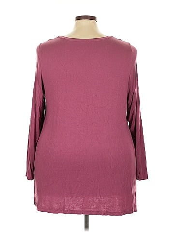 LOGO by Lori Goldstein Long Sleeve Top (view 2)