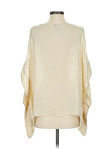 Tt Collection 3/4 Sleeve Silk Top (view 2)