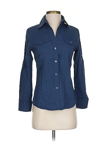 Theory 3/4 Sleeve Button-Down Shirt (view 1)