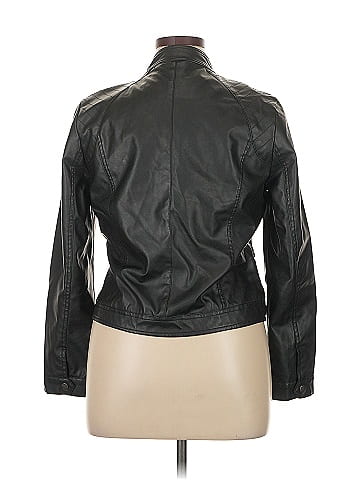 I Love Boy Meets Girl by Boy Meets Girl Faux Leather Jacket (view 2)