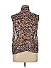 Les Copains 100% Silk Purple Sleeveless Silk Top Size EU 48 / US 18 - photo 1