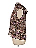 Les Copains 100% Silk Purple Sleeveless Silk Top Size EU 48 / US 18 - photo 4