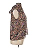 Les Copains 100% Silk Purple Sleeveless Silk Top Size EU 48 / US 18 - photo 3