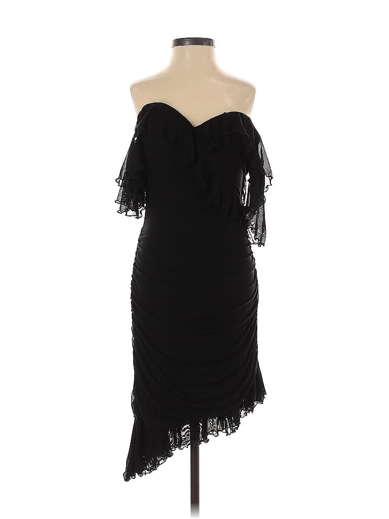 Pre-owned Bebe Cocktail Dress In Black