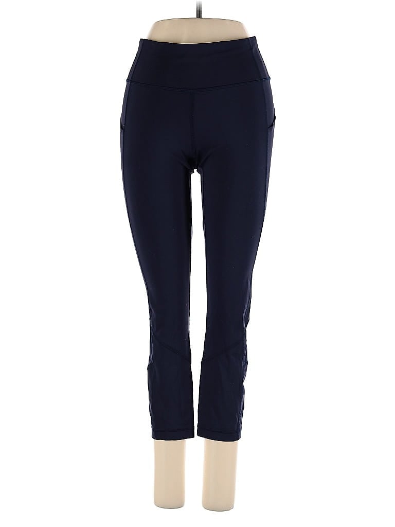 Pre-owned Lululemon Athletica Active Pants In Blue