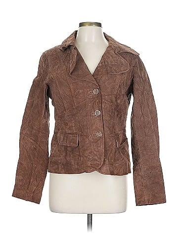 Wilsons Leather Classic Brown Suede Jacket Style (view 1)