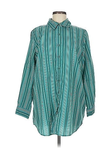 Roaman's Long Sleeve Button-Down Shirt (view 1)