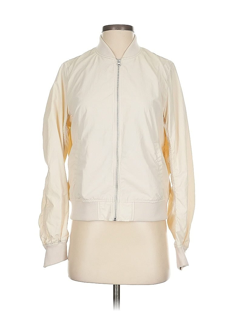 Pre-owned Uniqlo Track Jacket In White