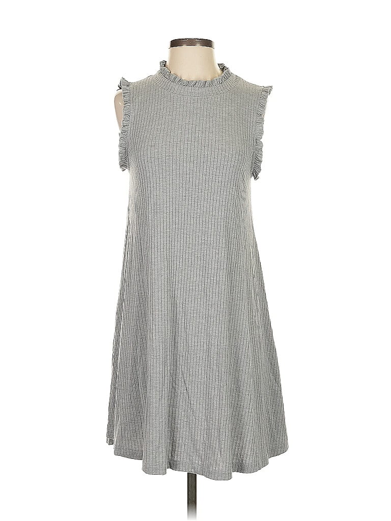 Pre-owned Angie Casual Dress In Gray